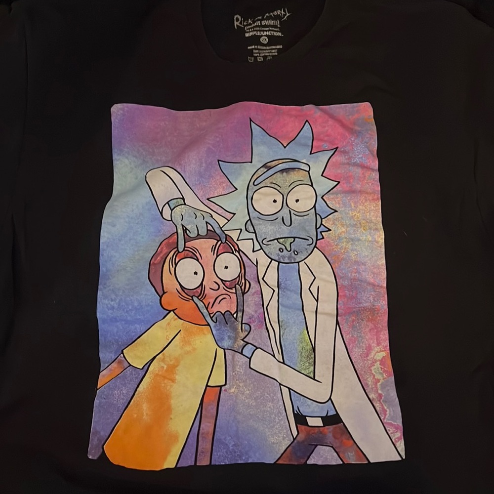 Black Rick & Morty Tee